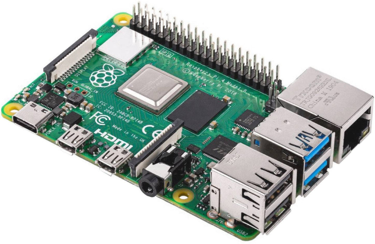 Raspberry Pi 4B 1 GB RAM ARM Cortex-A72 Quad-Core 4K HDMI Gigabit LAN WLAN - 5056561800325
