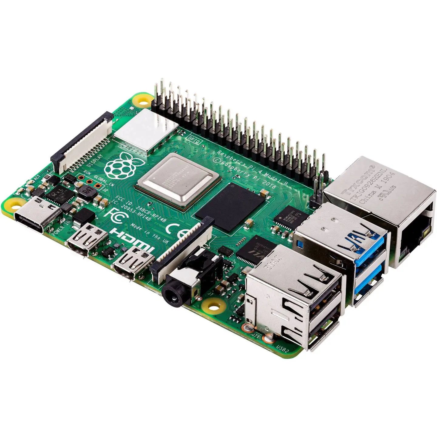 B-Ware Raspberry Pi Einplatinencomputer Minicomputer 4 Modell B 4 Gb Ram 4 X 1.5 G Hz - 5056561800349