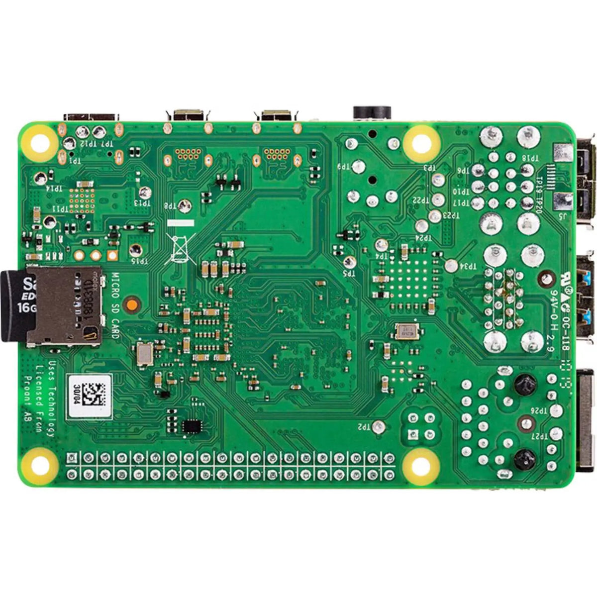 B-Ware Raspberry Pi Einplatinencomputer Minicomputer 4 Modell B 4 Gb Ram 4 X 1.5 G Hz602 - 5056561800349