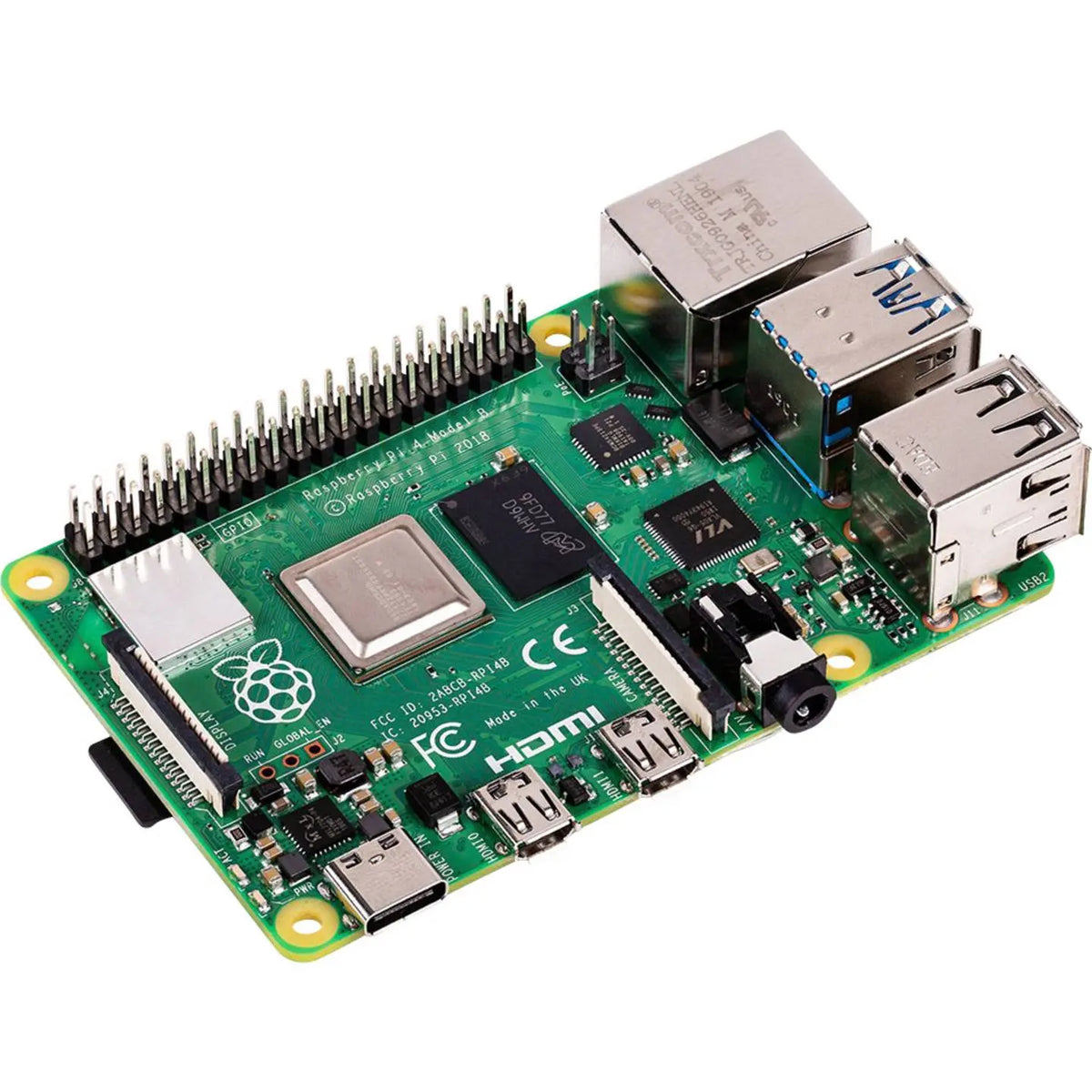 B-Ware Raspberry Pi Einplatinencomputer Minicomputer 4 Modell B 4 Gb Ram 4 X 1.5 G Hz602 - 5056561800349