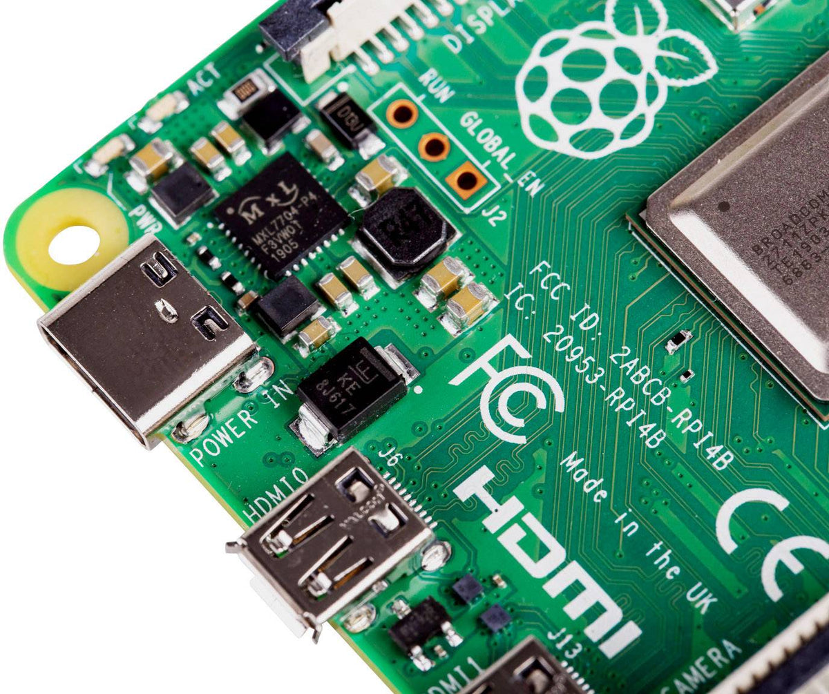 Raspberry Pi 4 Model B 8 GB RAM 4 x 1.5 GHz Bluetooth Single-Board-Computer USB - 0765756931199