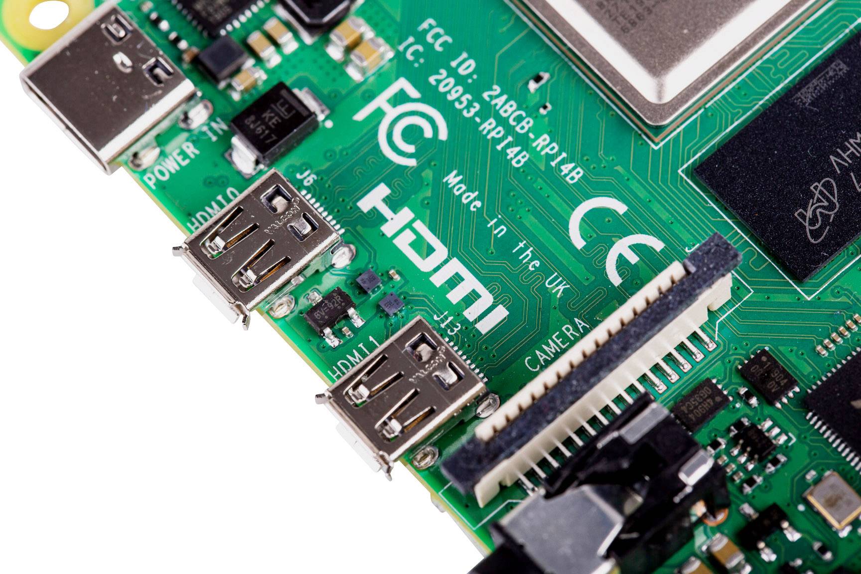Raspberry Pi 4 Model B 8 GB RAM 4 x 1.5 GHz Bluetooth Single-Board-Computer USB - 0765756931199