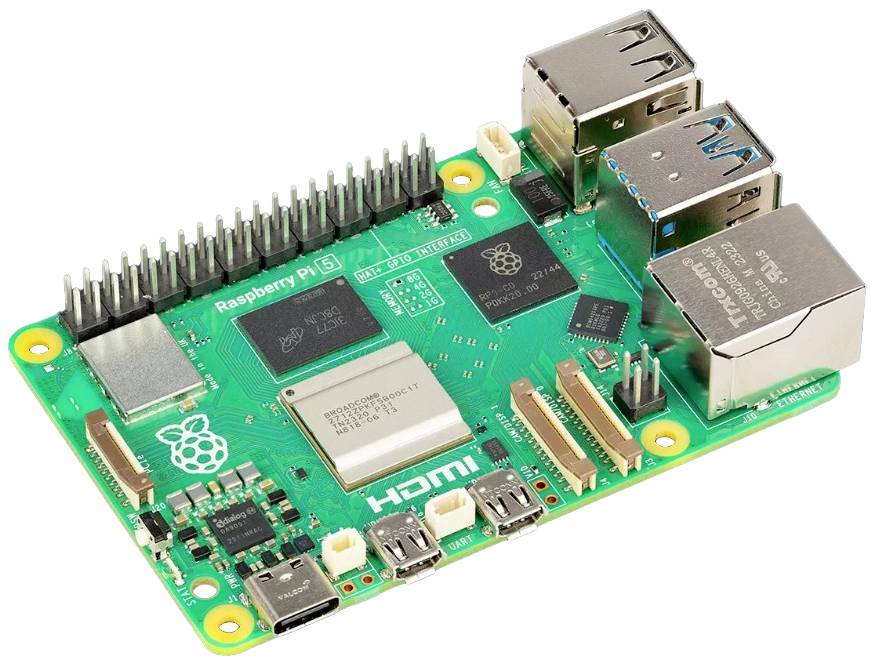 Raspberry Pi 5 B 16 GB 4 x 2.4 GHz Single-Board-Computer Broadcom Video Core VII - 5056561803333