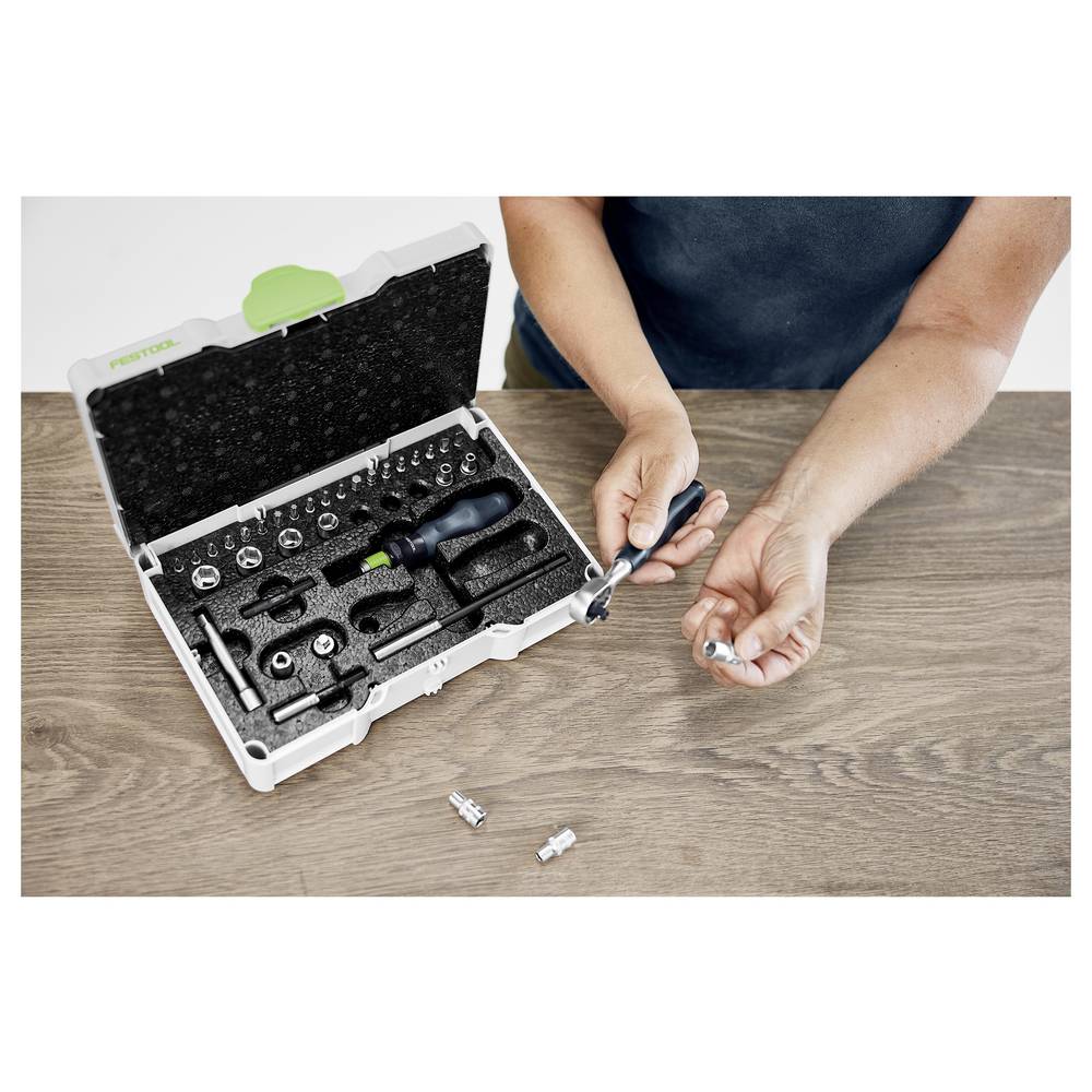 Festool Ratschen Set Werkzeug Bit Set Adapter Kugelgelenk Systainer Aufbewahrung - 4014549438541