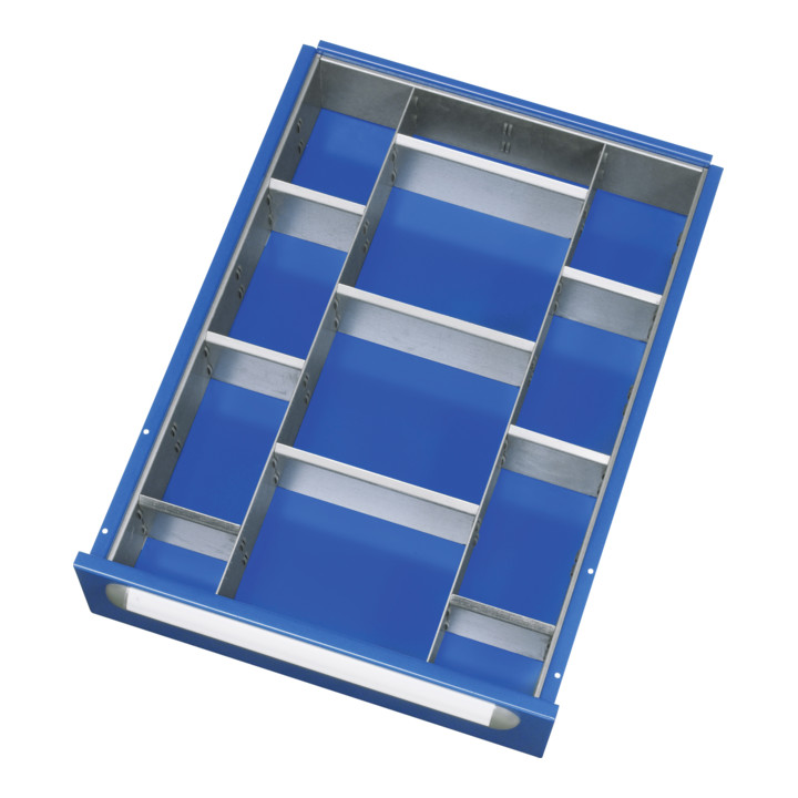 Rau Schubladen Einteilungs Set Einsatz Schublade H 60 90mm 2 Trenn 9 Steckwände B-Ware - 4040376850799
