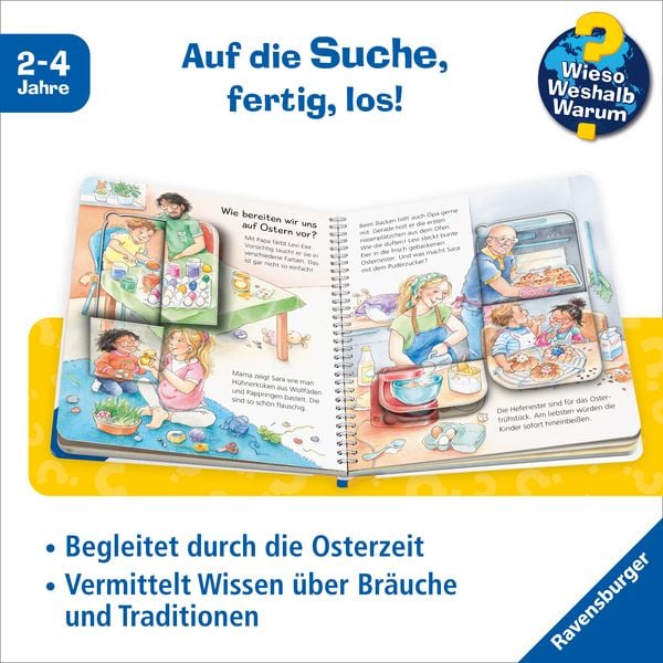 Ravensburger Buch Kinderbuch Ostern Spiralbindung farbig illustriert 3 STÜCK - 9783473600144