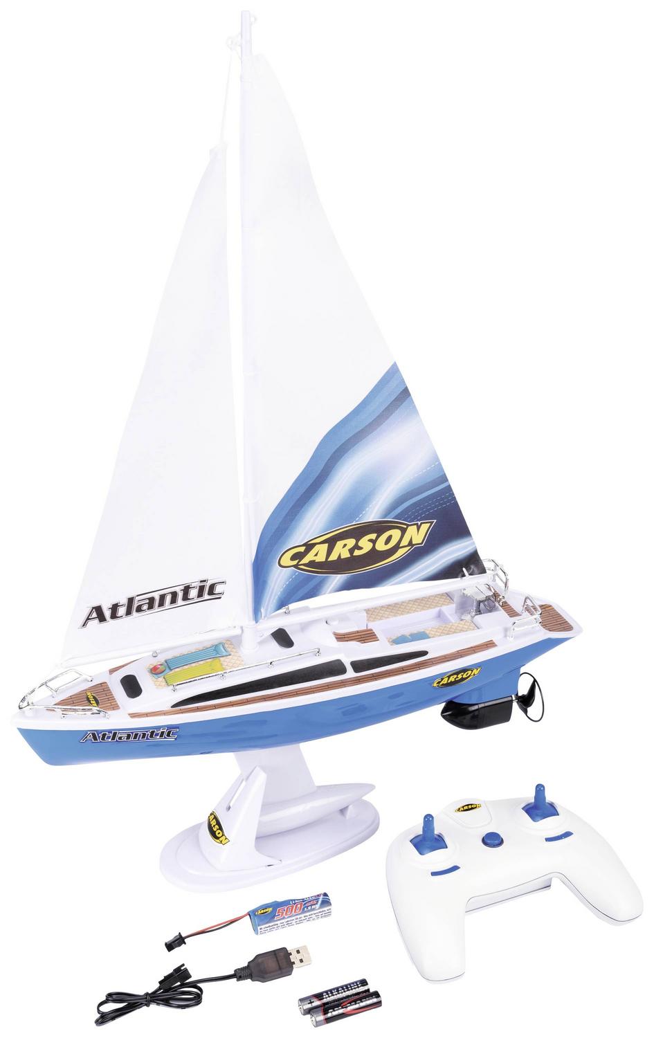 Carson Modellsport Atlantic Rc Segelboot Rt R 383 Mm Elektro Siehe Text/Foto B-Ware - 4005299014116