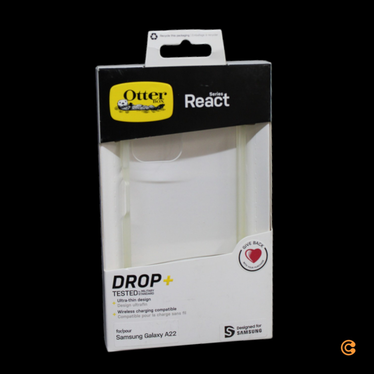 Otter Box React Samsung Galaxy A22   Clear Handschutzhülle Hülle 10 Stück B-Ware - 840104259559