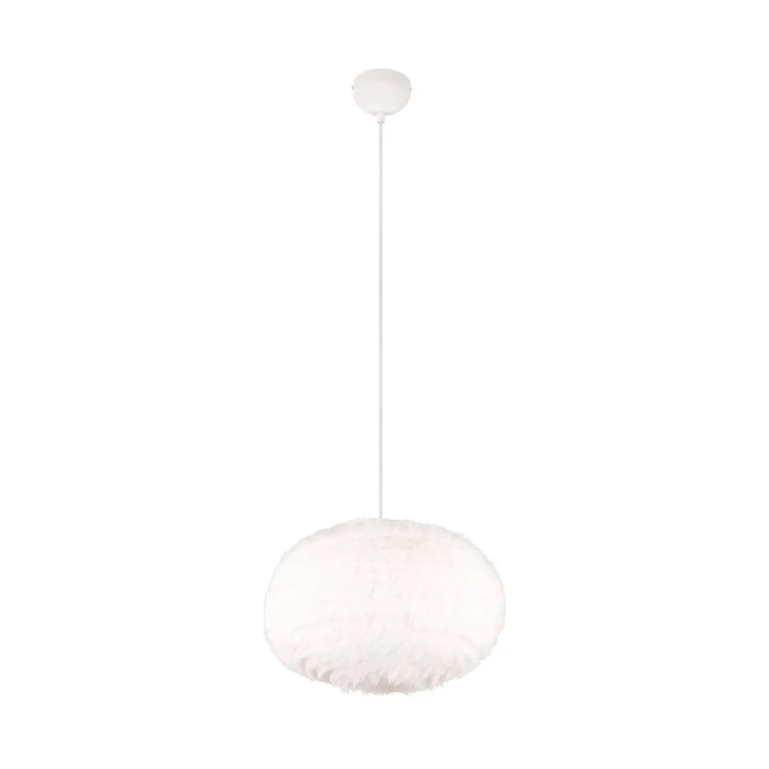 B-Ware Reality Hängeleuchte Pendelleuchte Furry Sandfarbe Plüsch ø 50 Cm E27 Led Lampe - 4017807600117