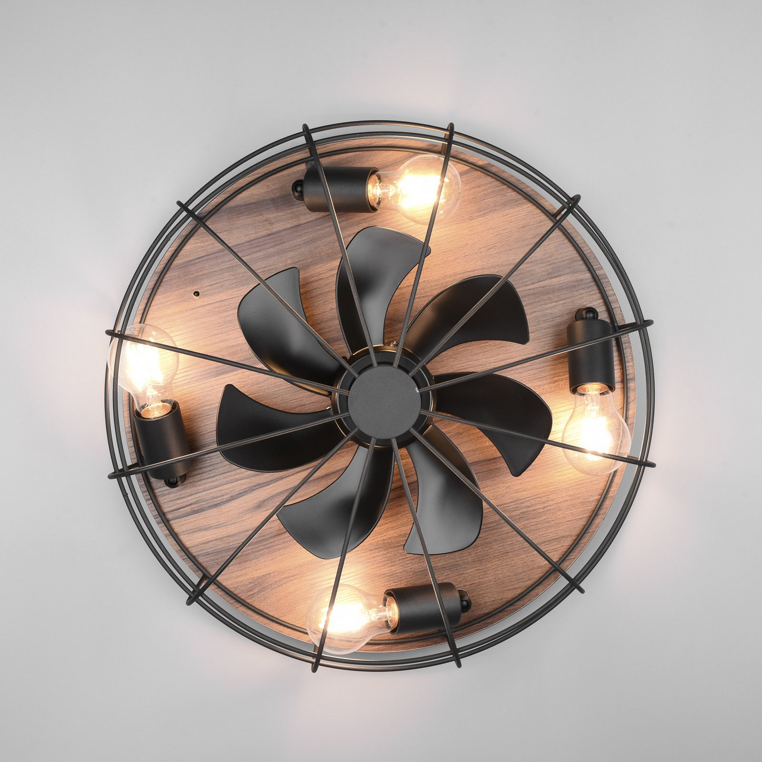 Reality Leuchten Deckenventilator Ventilator Trondheim E27 Siehe Text/Foto B-Ware - 4017807529586