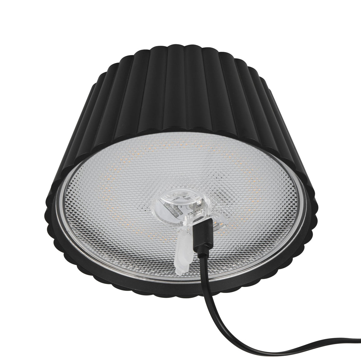 Reality Leuchten LED-Tischlampe Akkuleuchte Suarez Metall H39cm schwarz - 4017807601718