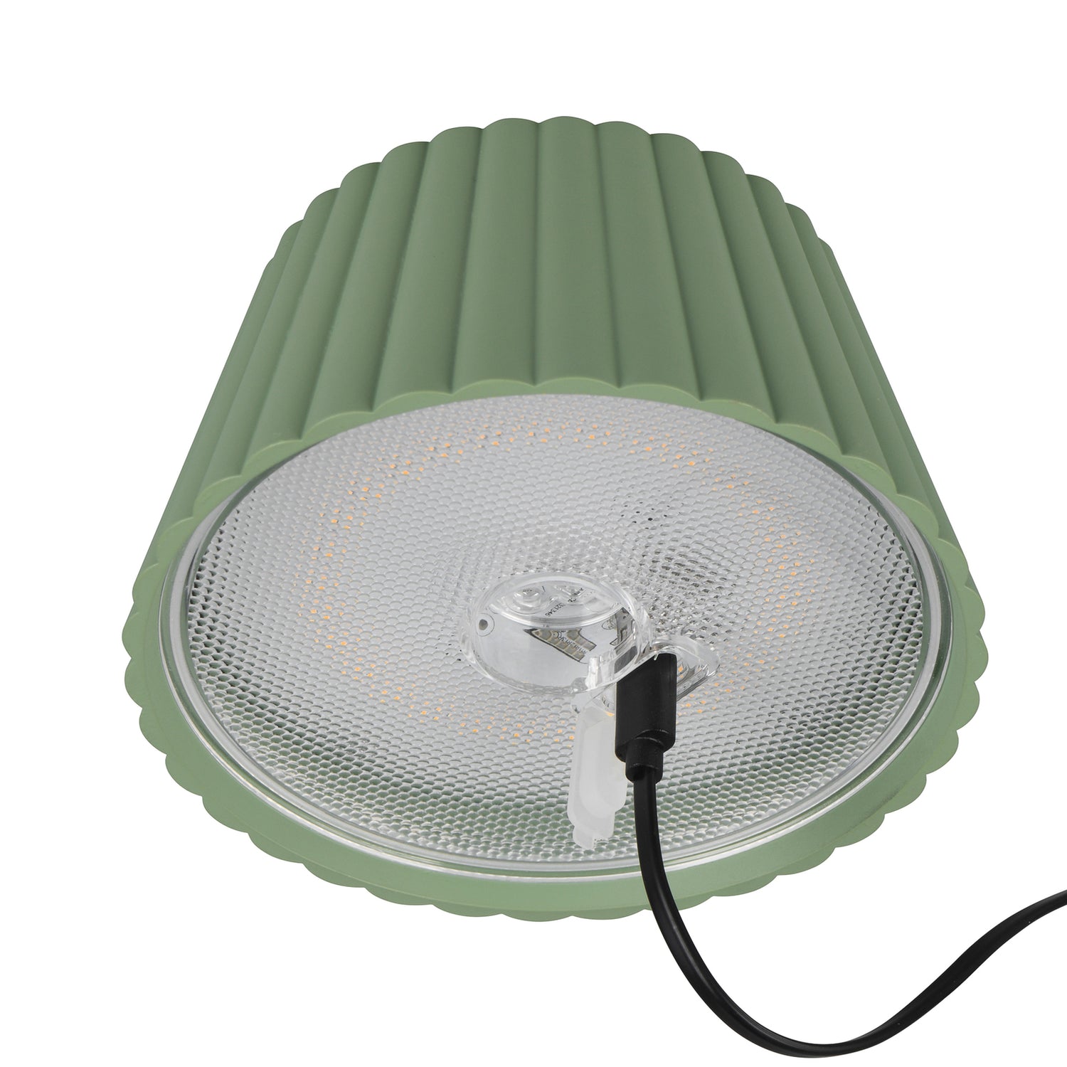 B-Ware Reality Leuchten Tischlampe Akku Lampe Led Suarez Grün Metall 39 Cm - 4017807601725