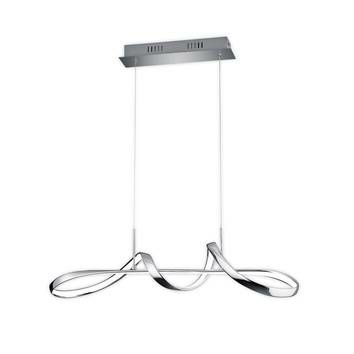 B-Ware Reality Leuchten Hängeleuchte Pendelleuchte Led Deckenleuchte Chrom Dimmer - 10012418
