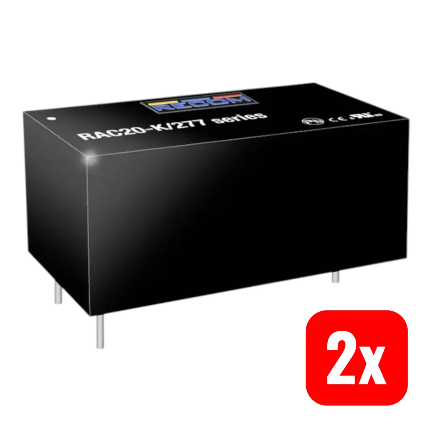 B-Ware Recom Schaltnetzteil Stromversorgung Ac/Dc Snt 20 W 12 V 1,67 A Geschlossen 2 Stück - 2050009111199