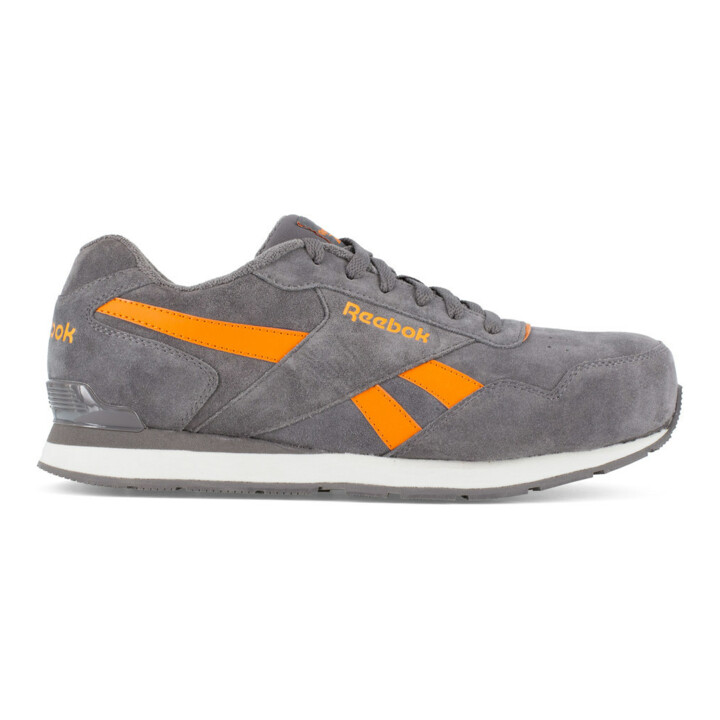 Reebok Halbschuh Arbeit Sicherheitsschuh S1 P Grau Orange Veloursleder Gr46 B-Ware - 690774577930