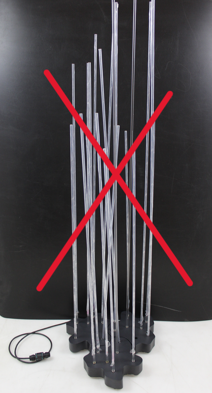 Reeds Triple Ip67 Led Stehleuchte Stehleuchte Standlampe Lampe Siehe Text/Foto B-Ware - 1061022