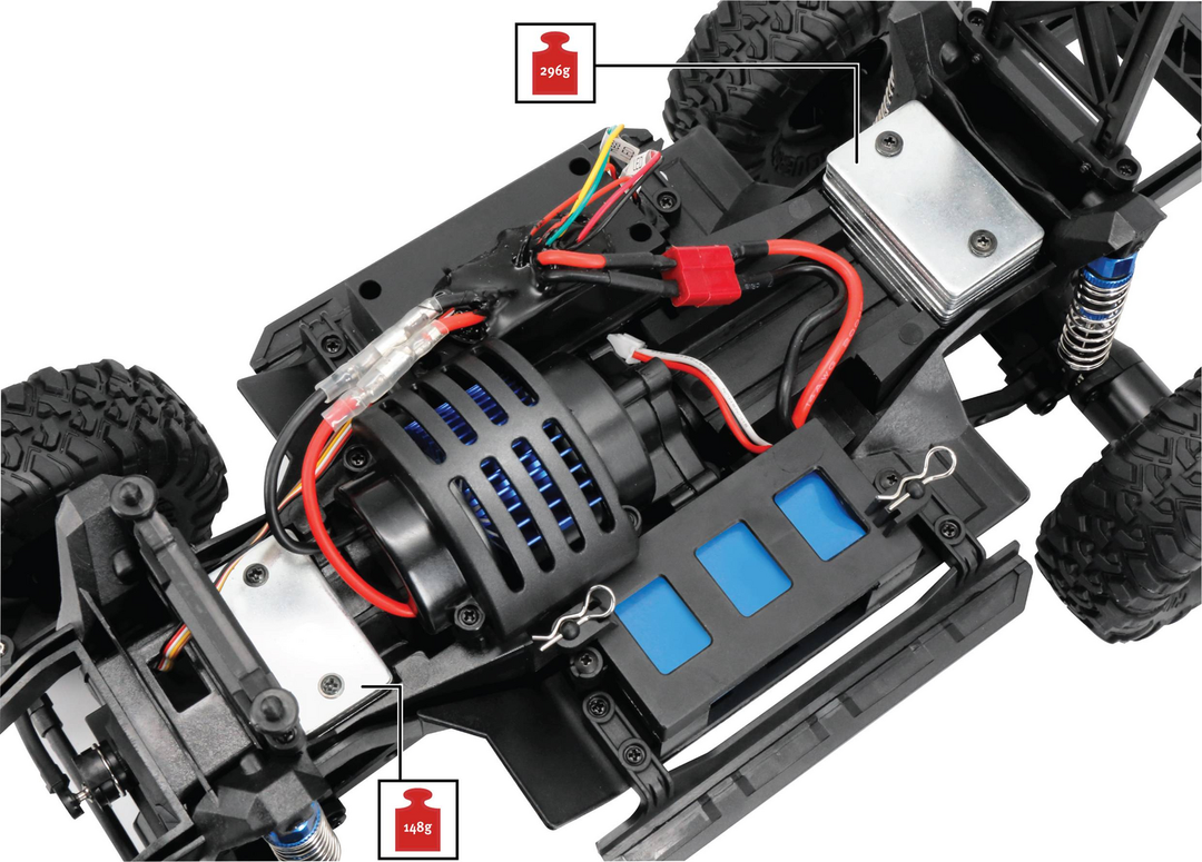 Reely Adventure Grau Brushed 1:10 Rc Modellauto Elektro Crawler Defektware D-Ware