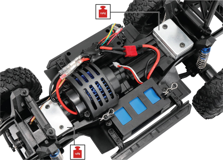 Reely Adventure Grau Brushed 1:10 Rc Modellauto Elektro Crawler Defektware D-Ware