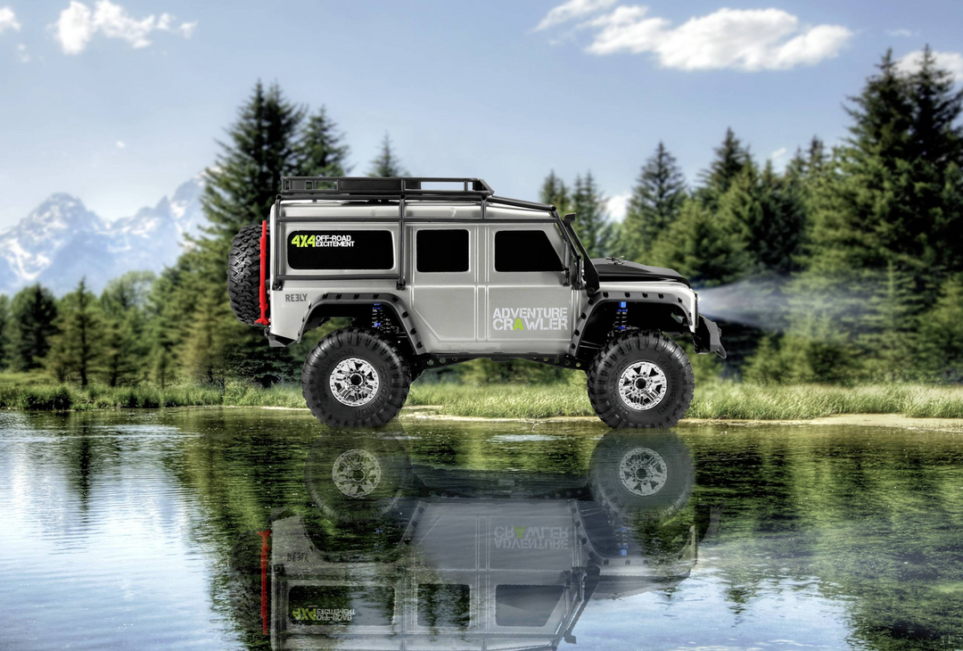 Reely Adventure Grau Brushed 1:10 Rc Modellauto Elektro Crawler Defektware D-Ware