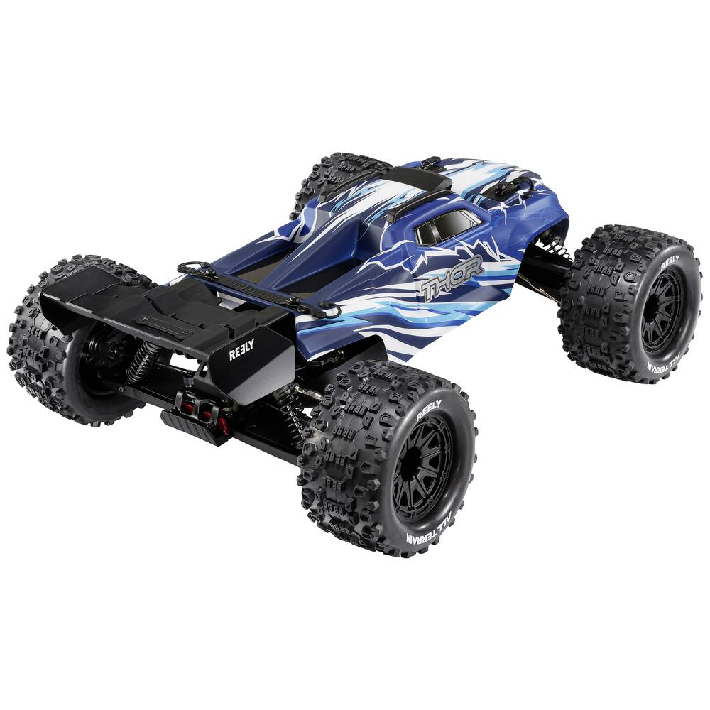 B-Ware Reely Thor Blau Brushed 1:10 Modellauto Elektro Monstertruck Siehe Text/Foto