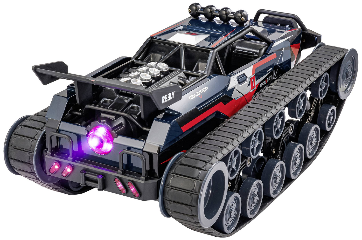 B-Ware Reely All Terrain Brushed Sonderfahrzeug Crawler Kettenantrieb Siehe Text/Foto - 4064161221236