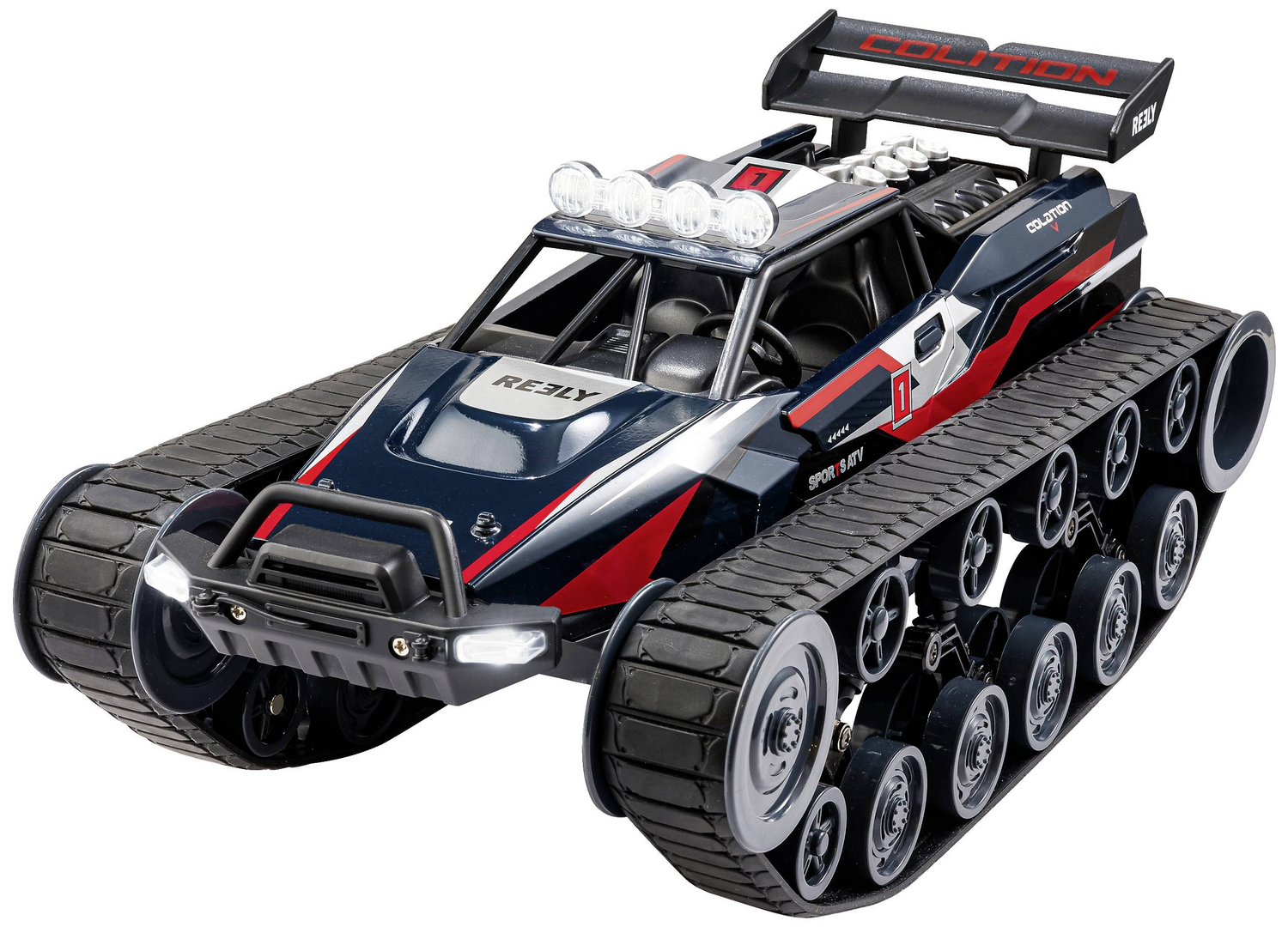 B-Ware Reely All Terrain Brushed Sonderfahrzeug Crawler Kettenantrieb Siehe Text/Foto - 4064161221236