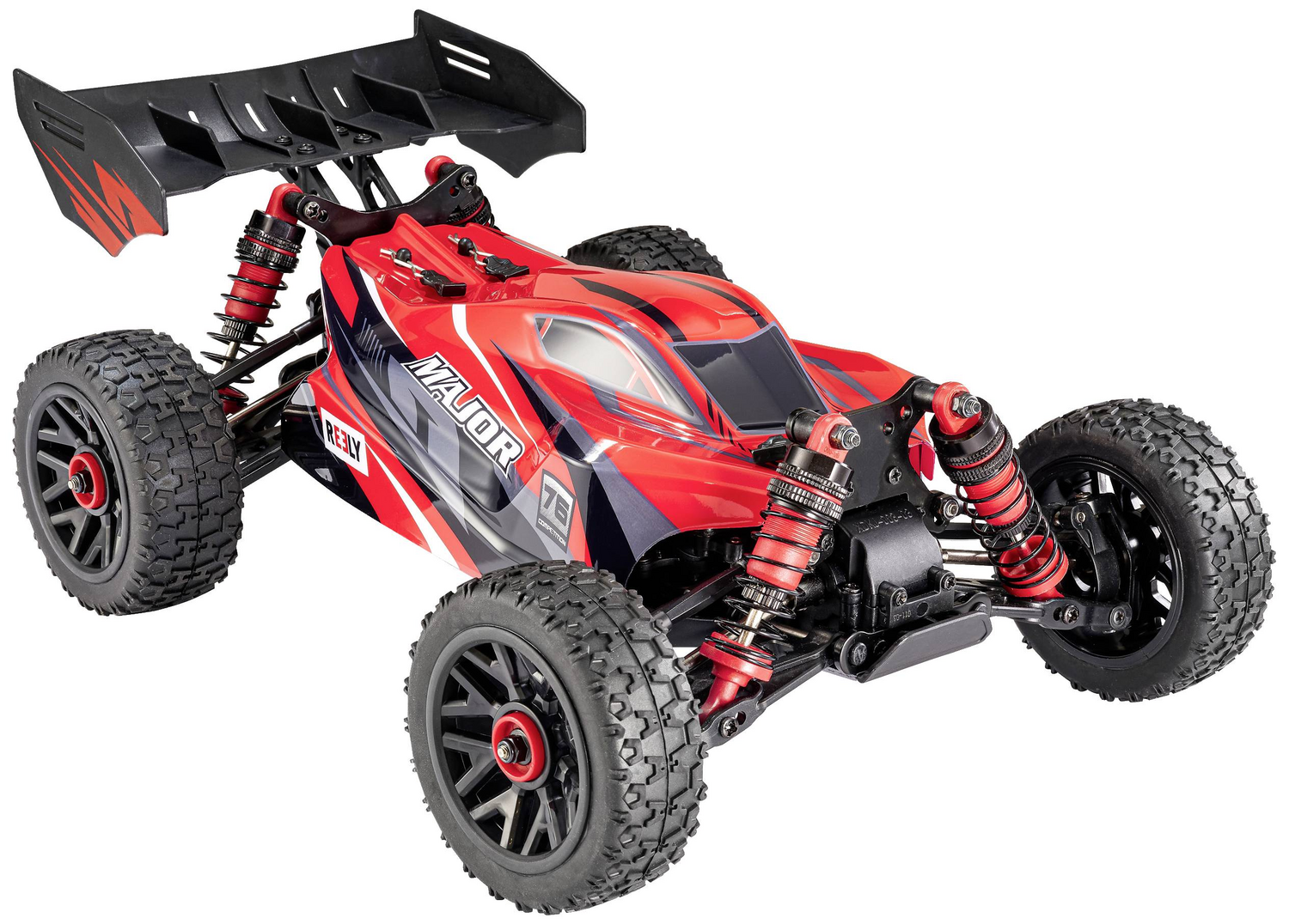 B-Ware Reely Major Rot Brushed 1:14 Rc Modellauto Elektro Buggy Siehe Text/Foto974 - 4064161224497