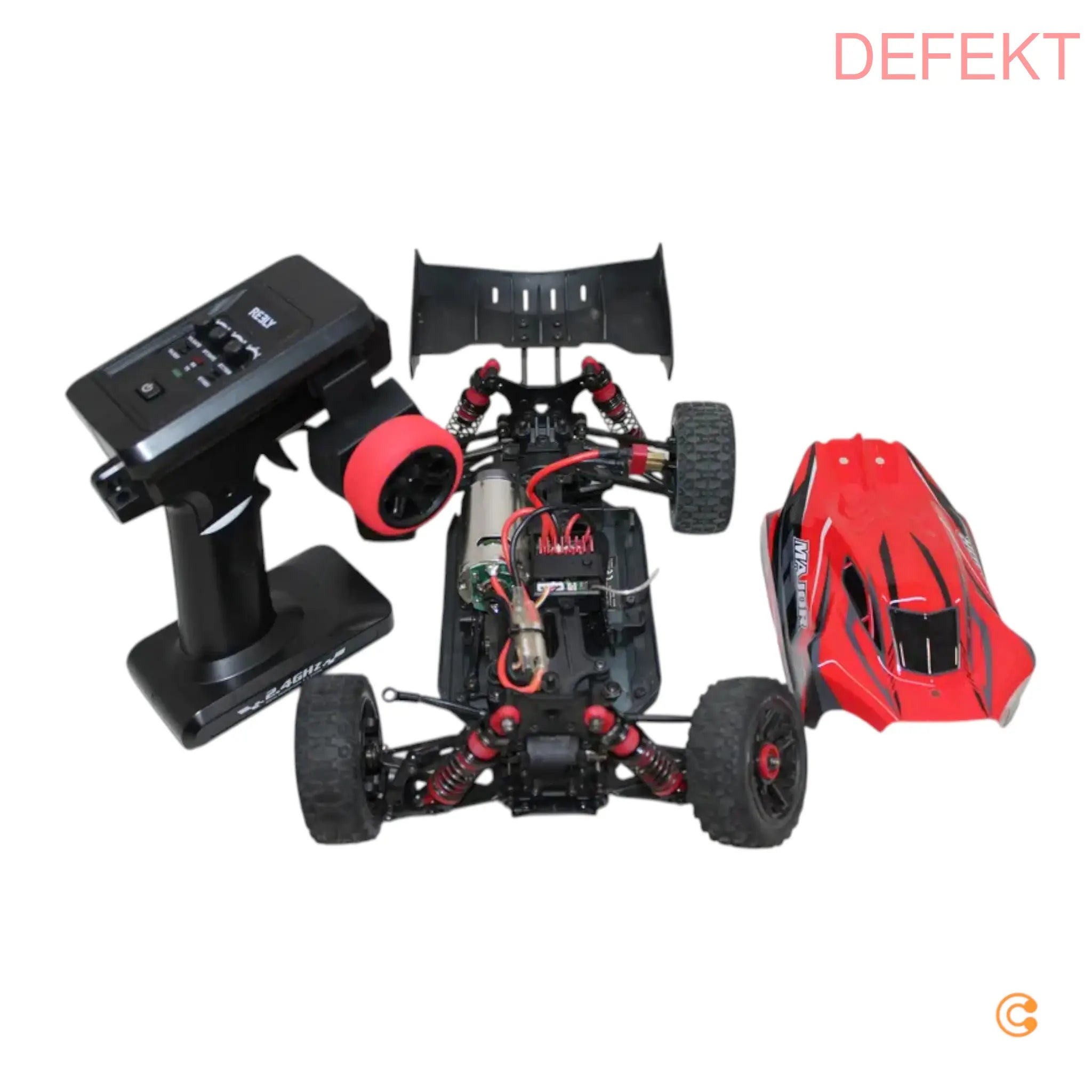 Reely Major Rot Brushed 1:14 Modellauto Elektro Buggy Modellbauauto Defektware D-Ware - 4064161224497