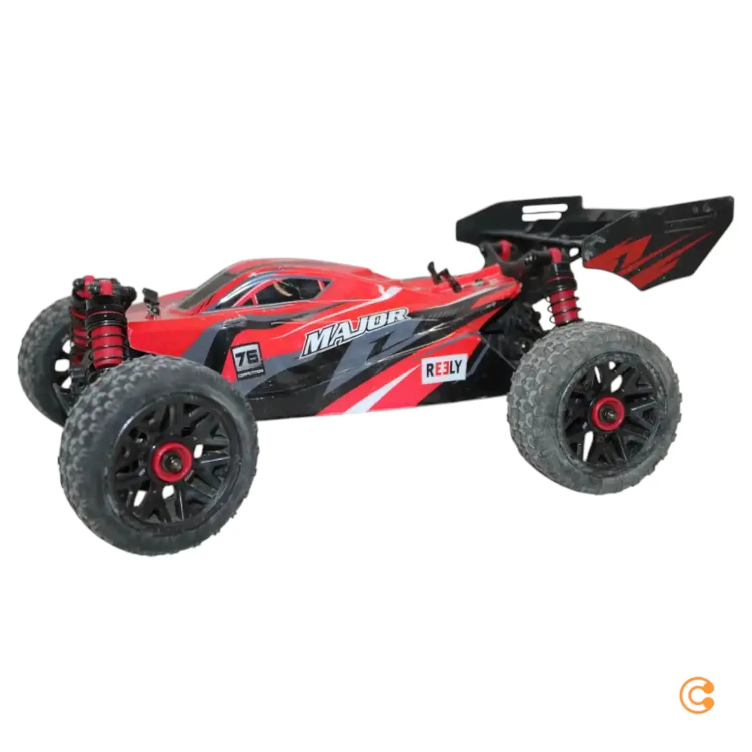 B-Ware Reely Major Rot Brushed 1:14 Rc Modellauto Elektro Buggy Auto Siehe Text/Foto - 4064161224497