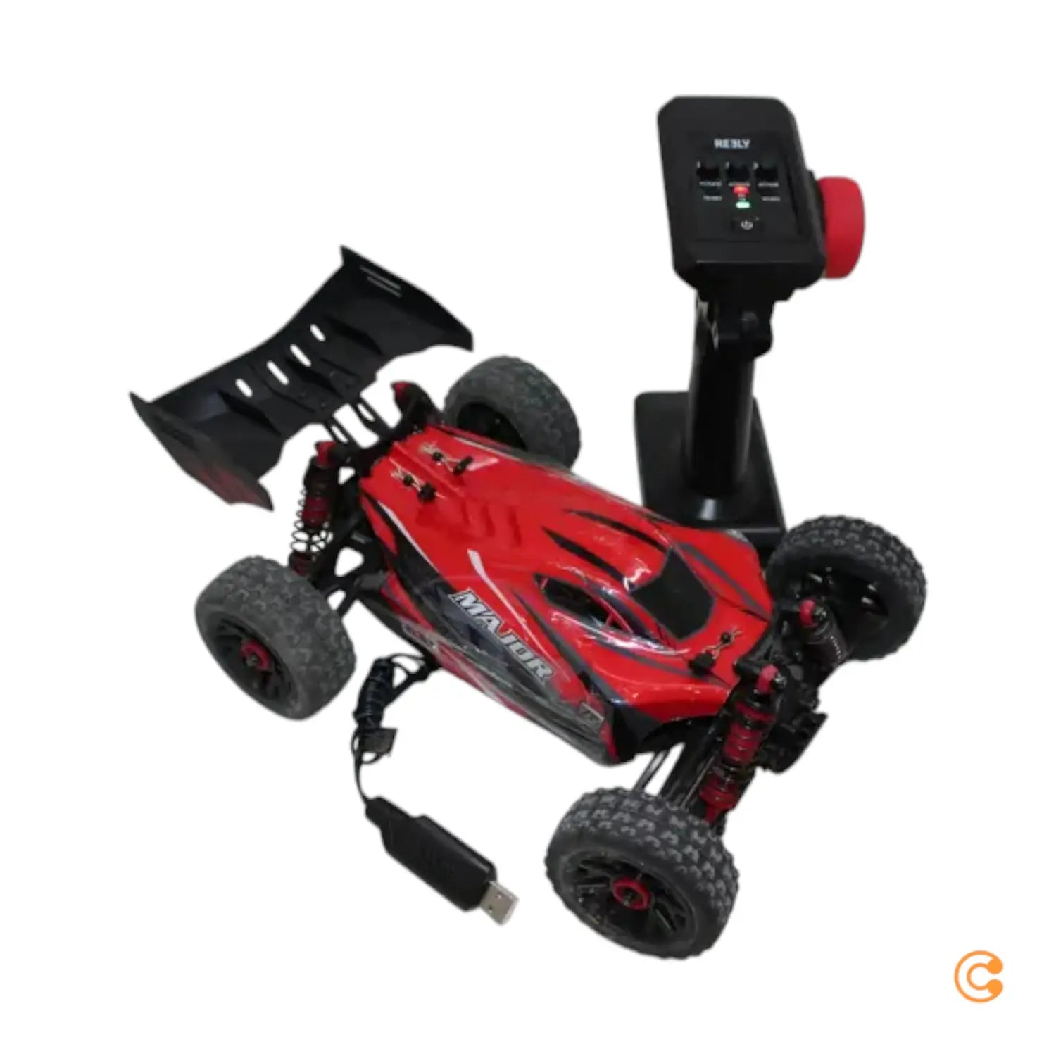 B-Ware Reely Major Rot Brushed 1:14 Rc Modellauto Elektro Buggy Auto Siehe Text/Foto - 4064161224497