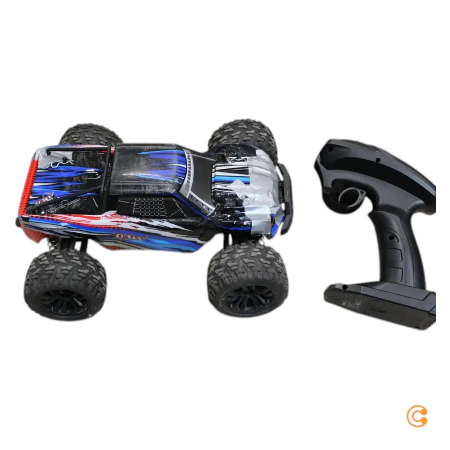 C-Ware Raw Reely Blau Brushed 1:14 Rc Modellauto Elektro Monstertruck 4 W Siehe Text/Foto - 4064161189697