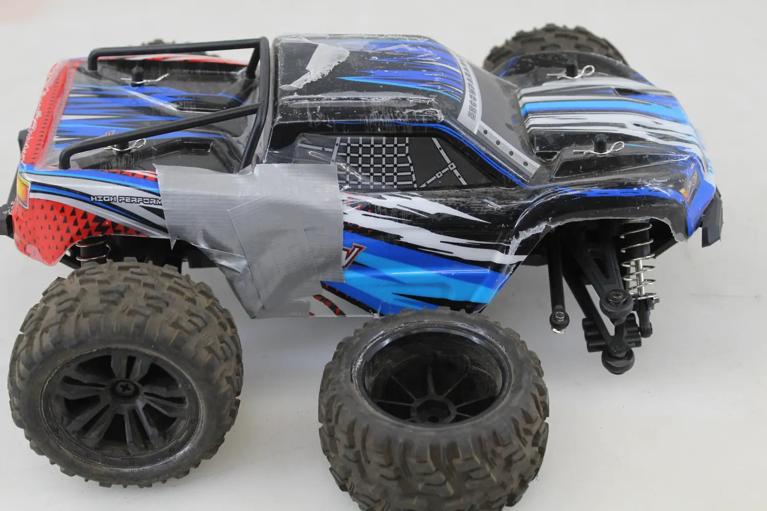 C-Ware Raw Reely Blau Brushed 1:14 Rc Modellauto Monstertruck 4 Wd Siehe Text/Foto - 4064161189697