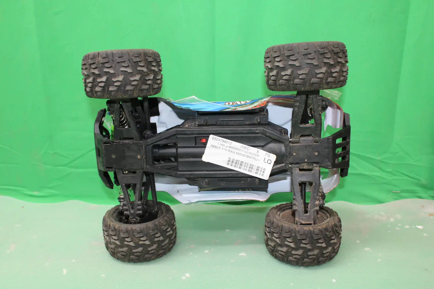 B-Ware Raw Reely Blau Brushed 1:14 Rc Modellauto Elektro Monstertruck Siehe Text/F415 - 4064161189697