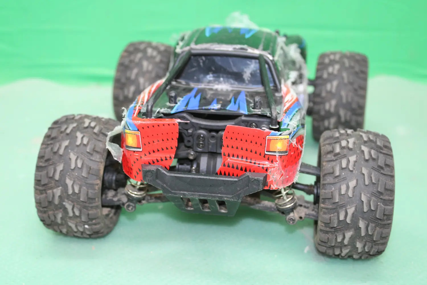 B-Ware Raw Reely Blau Brushed 1:14 Rc Modellauto Elektro Monstertruck Siehe Text/F415 - 4064161189697