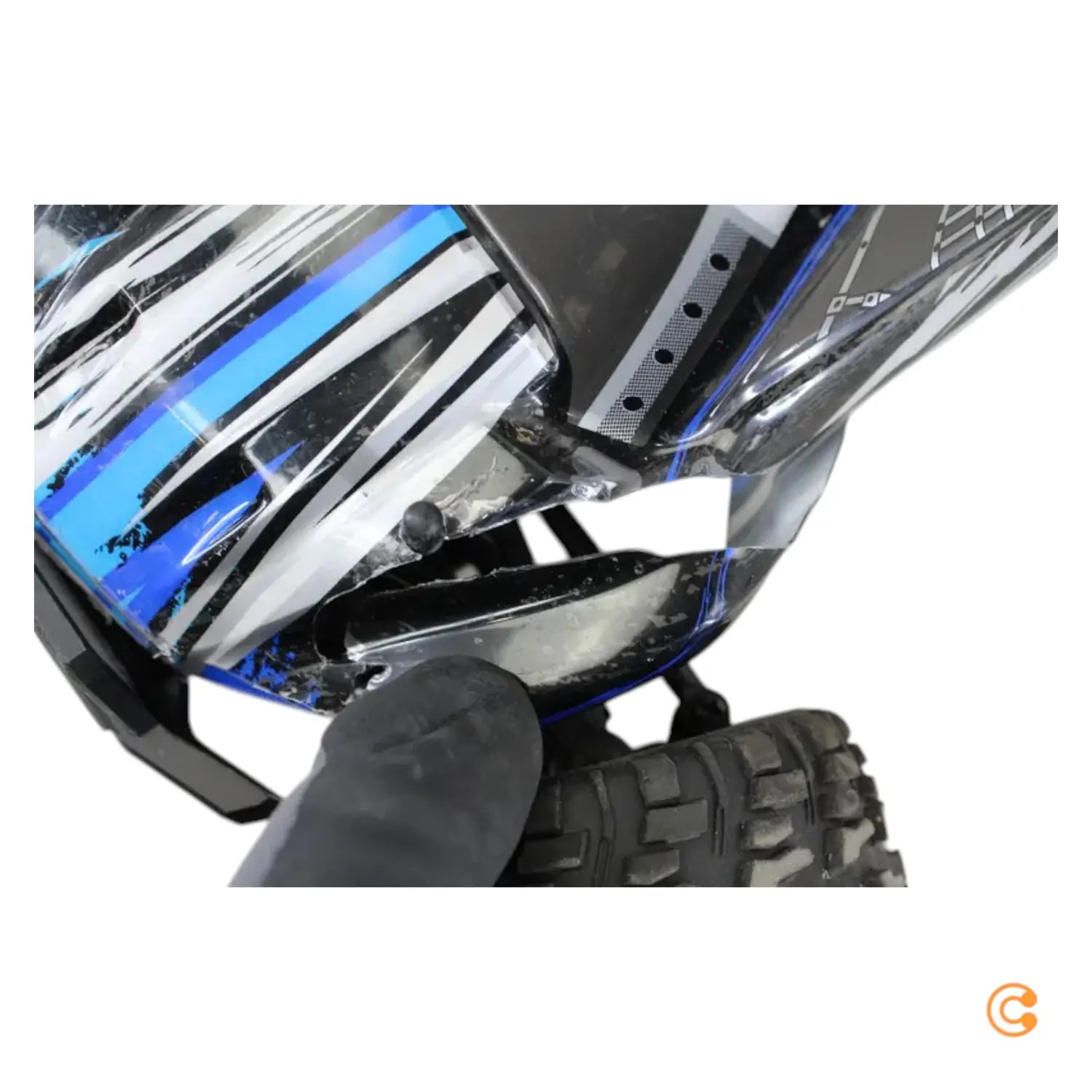 C-Ware Raw Reely Blau Brushed 1:14 Rc Modellauto Elektro Monstertruck 4 W Siehe Text/Foto - 4064161189697