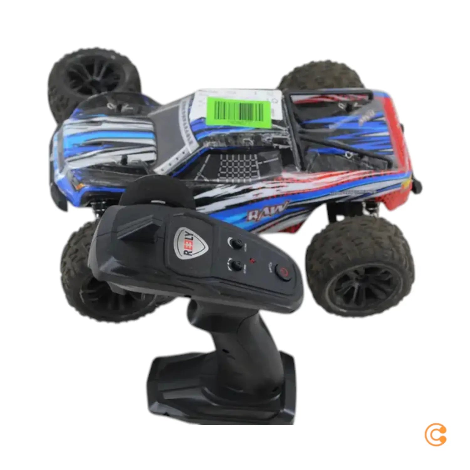 C-Ware Raw Reely Blau Brushed 1:14 Rc Modellauto Monstertruck 4 Wd Siehe Text/Foto - 4064161189697