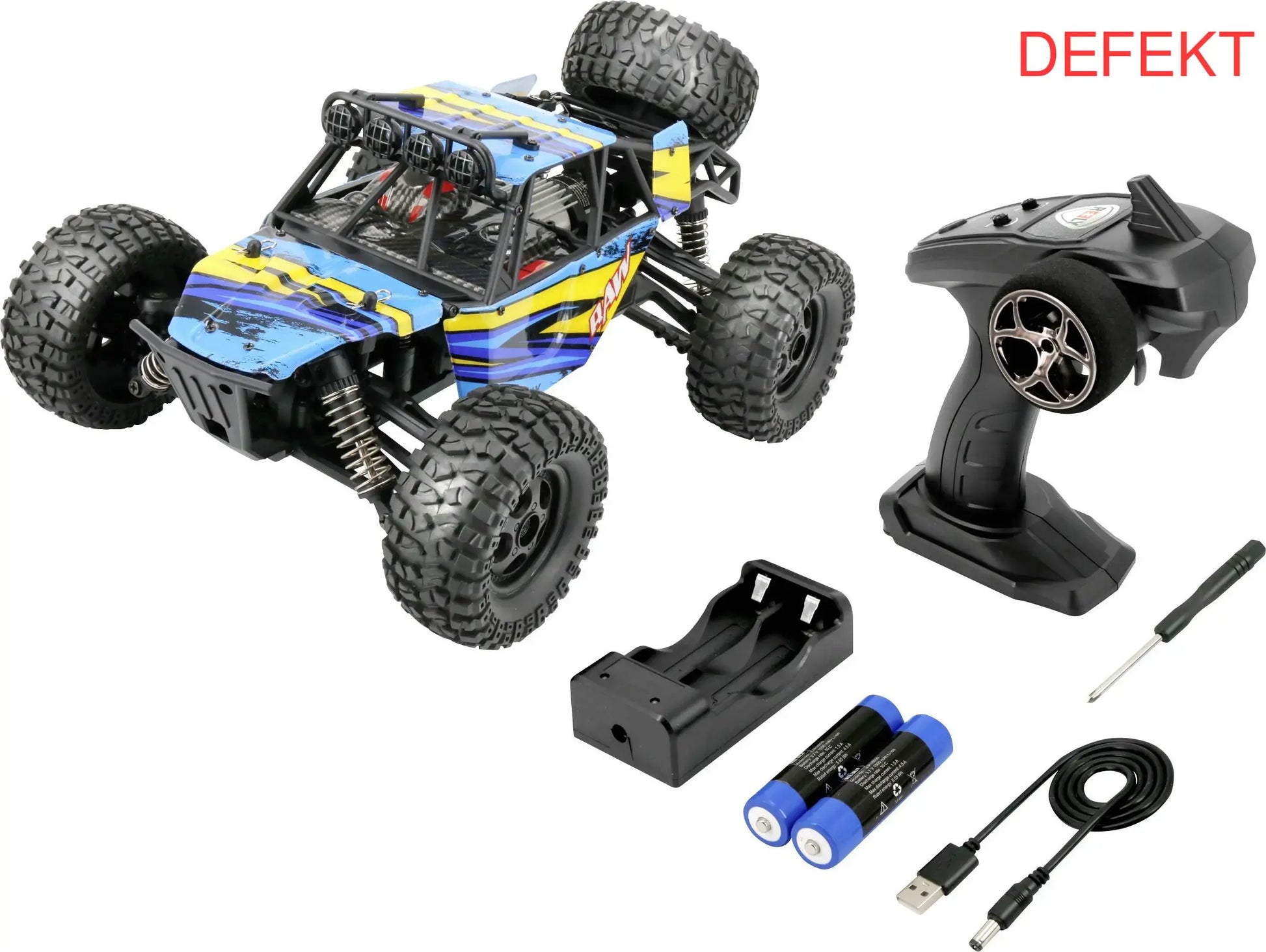Reely Raw Orange Brushed 1:14 Rc Modellauto Elektro Monstertruck  Defektware D-Ware - 4064161189758