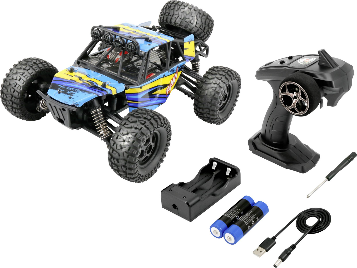 Reely Raw Orange Brushed 1:14 Rc Modellauto Elektro Monstertruck Siehe Text/Foto B-Ware - 4064161189758