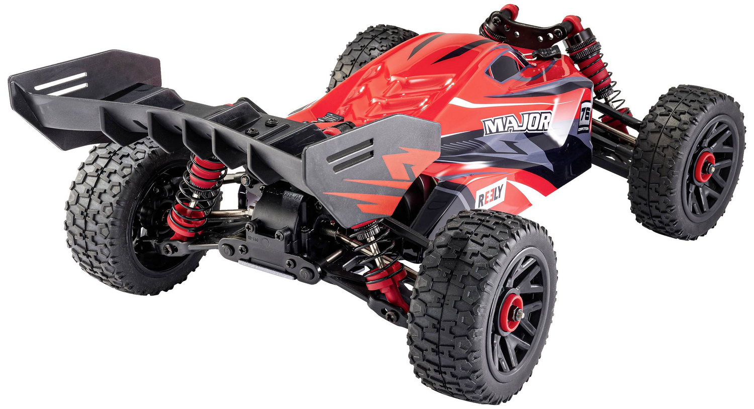 B-Ware Reely Major Rot Brushed 1:14 Rc Modellauto Elektro Buggy Siehe Text/Foto - 4064161224497