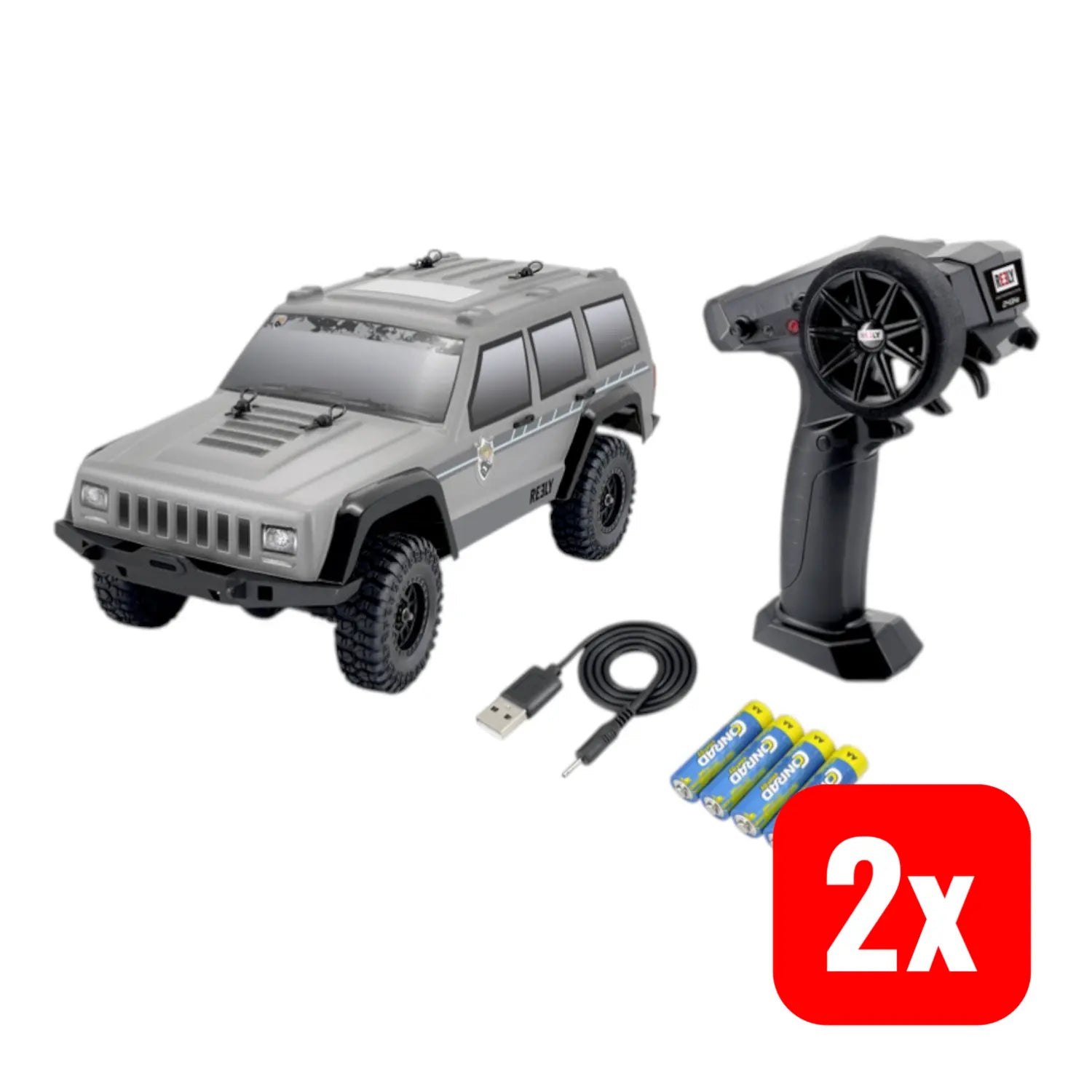 B-Ware Reely Mini Freemen Brushed Auto 1:16 Rennwagen Modell Fernsteuerung Akku 2 Stück - 4064161224015