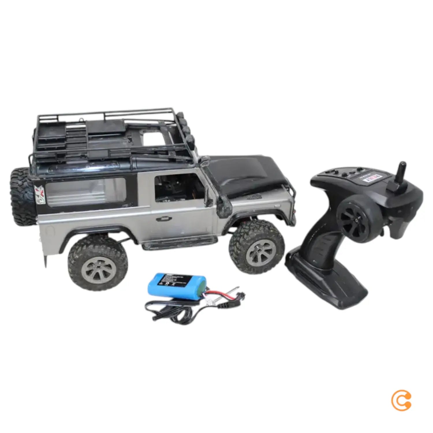 C-Ware Reely Silber Brushed 1:16 Rc Modellauto Elektro Modellwagen Akku Siehe Text/Foto - 4064161227559