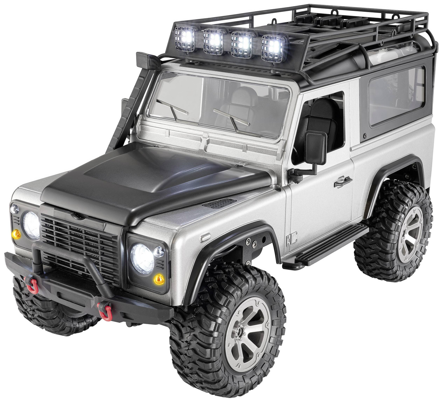 B-Ware Reely Silber Brushed 1:16 Rc Modellauto Elektro Crawler Modellwagen Akku Rc Auto - 4064161227559
