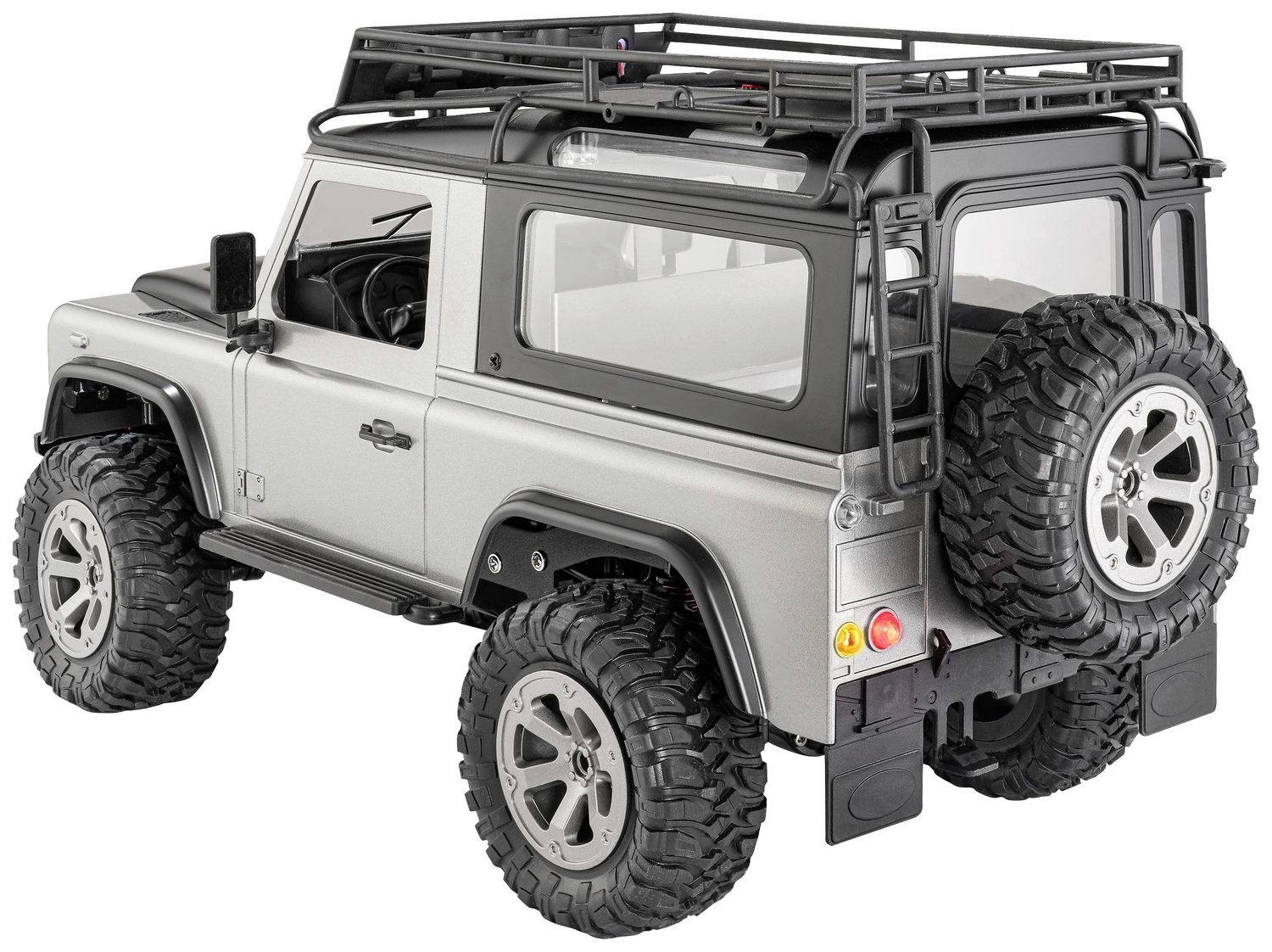 B-Ware Reely Silber Brushed 1:16 Rc Modellauto Elektro Crawler Modellwagen Akku Rc Auto - 4064161227559