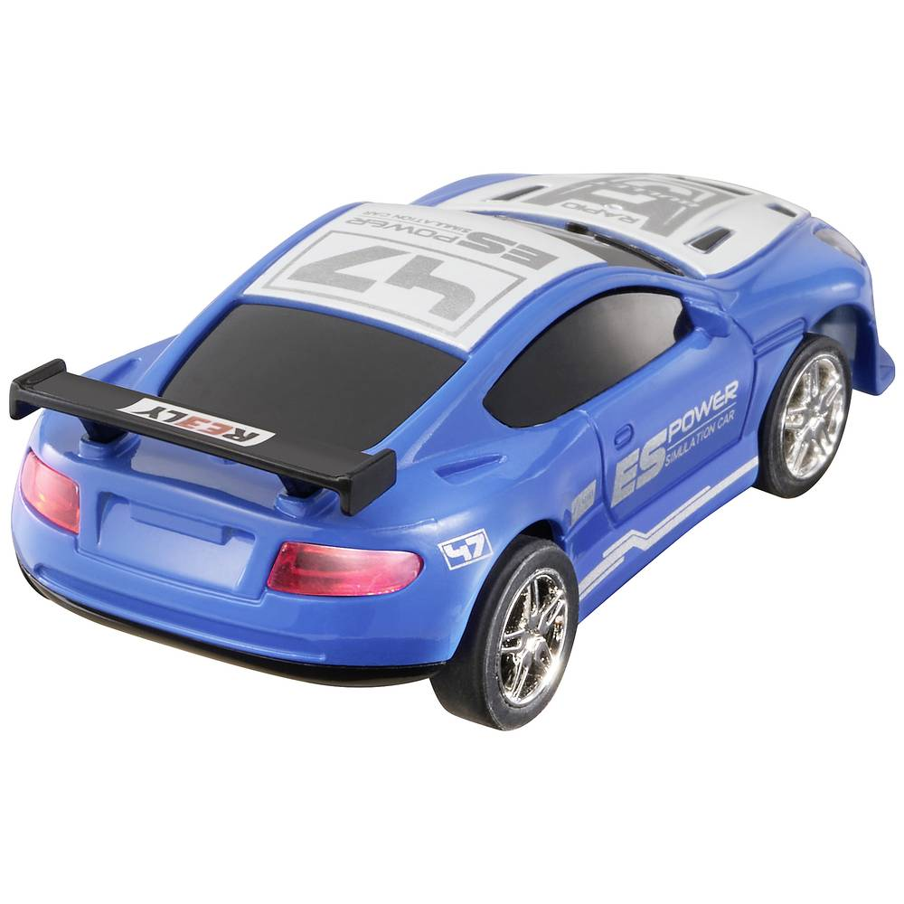 B-Ware Reely Mini Racer Blau Weiß Brushed 1:64 Rc Modellauto Elektro Straßenmodell A55 - 4064161313450