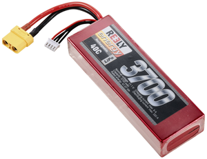 B-Ware Reely Modellbau Akkupack Li Po 11.1 V 3700 M Ah Zellen Zahl: 3 40 C Hardcase Akku