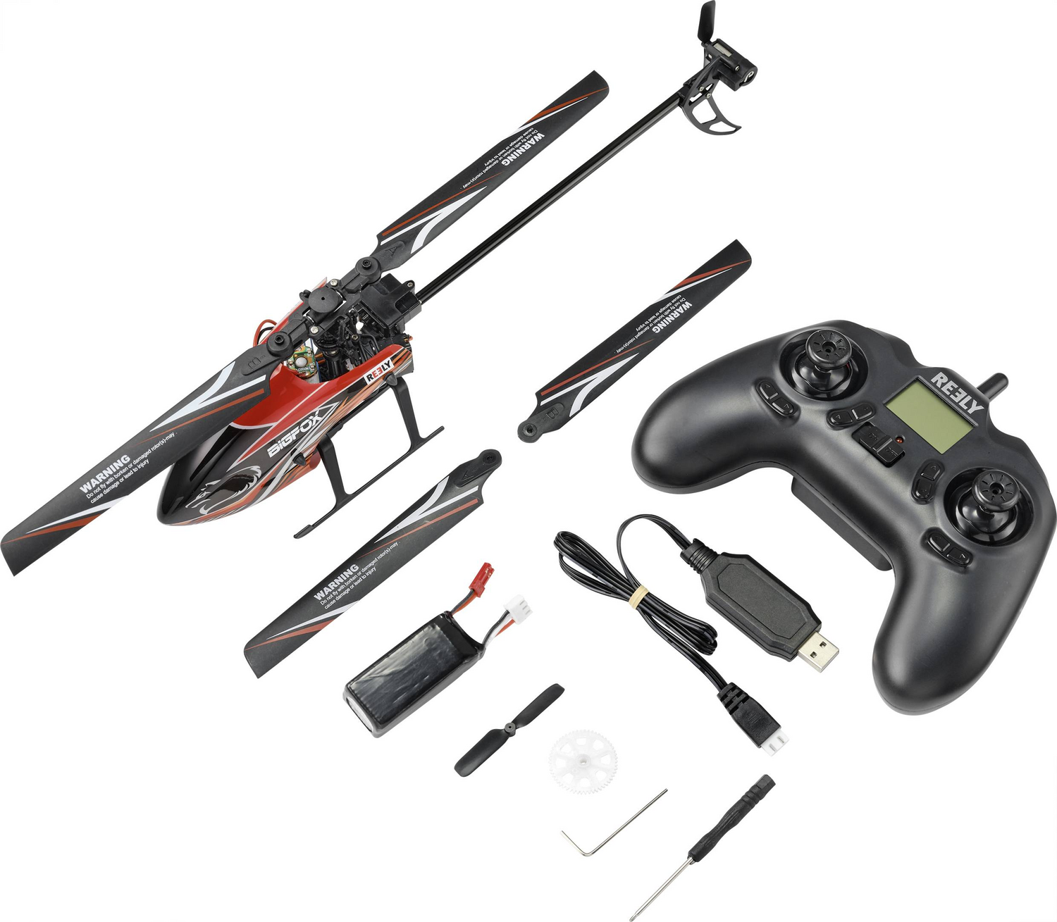 B-Ware Reely Bigfox Rc Hubschrauber Rt F Helikopter Modellhubschrauber Siehe Text - 4064161194561