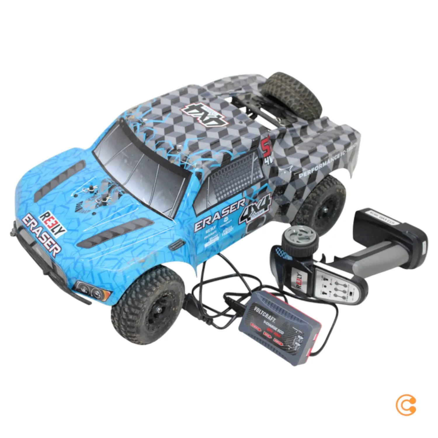 C-Ware Reely Eraser Brushless 1:10 Modellauto Elektro Short Course Siehe Text/Foto - 4053199937011