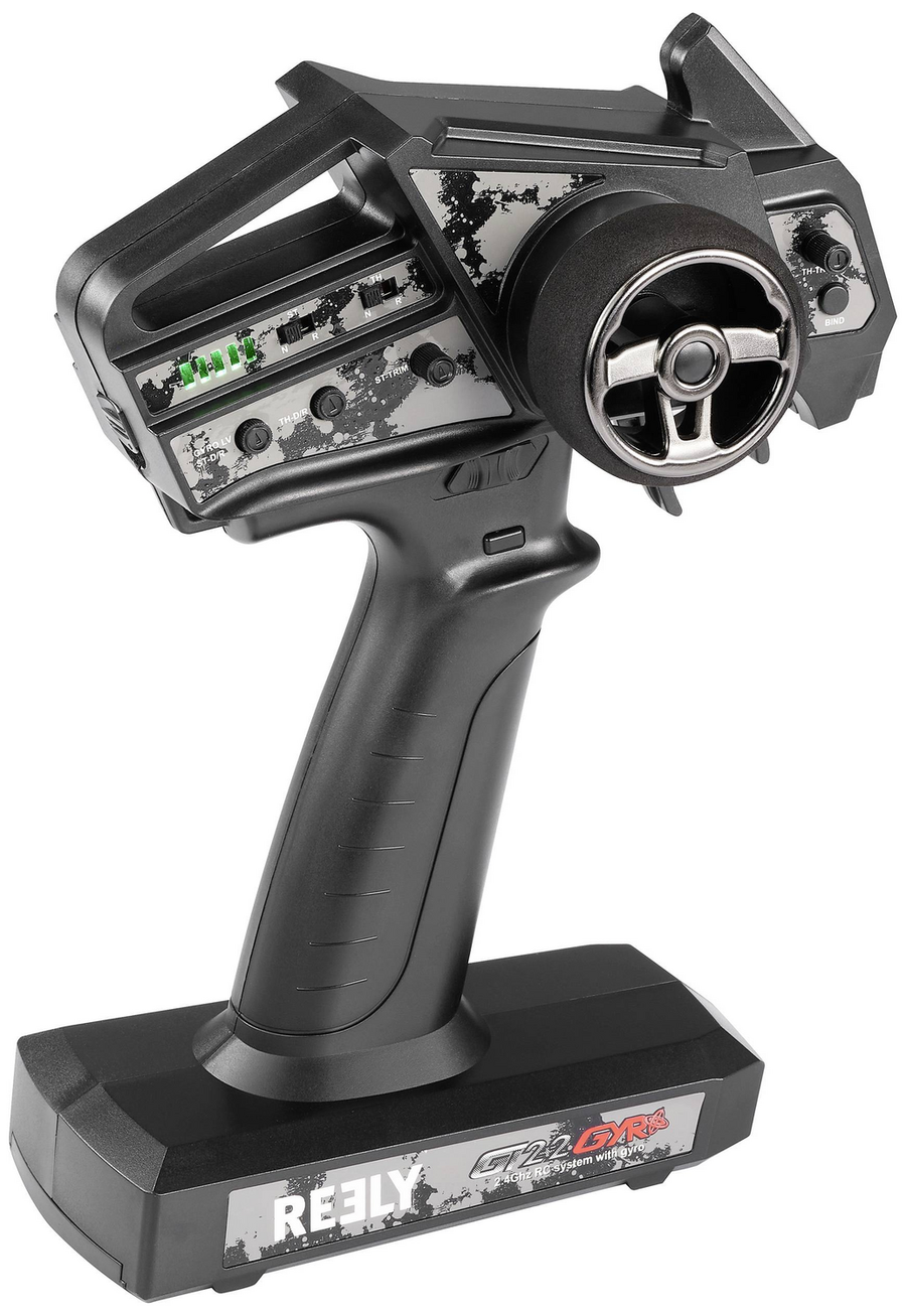 Reely Gt2+2 Gyro Pistolengriff Fernsteuerung 2,4 G Hz Steuergerät Siehe Text/Foto B-Ware - 4064161319407