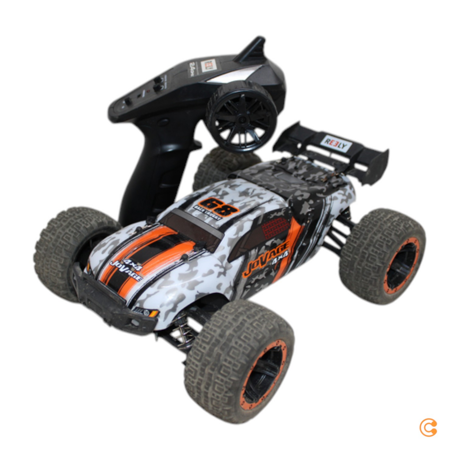 Reely Jo Vage 4x4 V2 Rc Modellauto Fahrzeug Orange Weiß Defektware D-Ware - 4064161325019