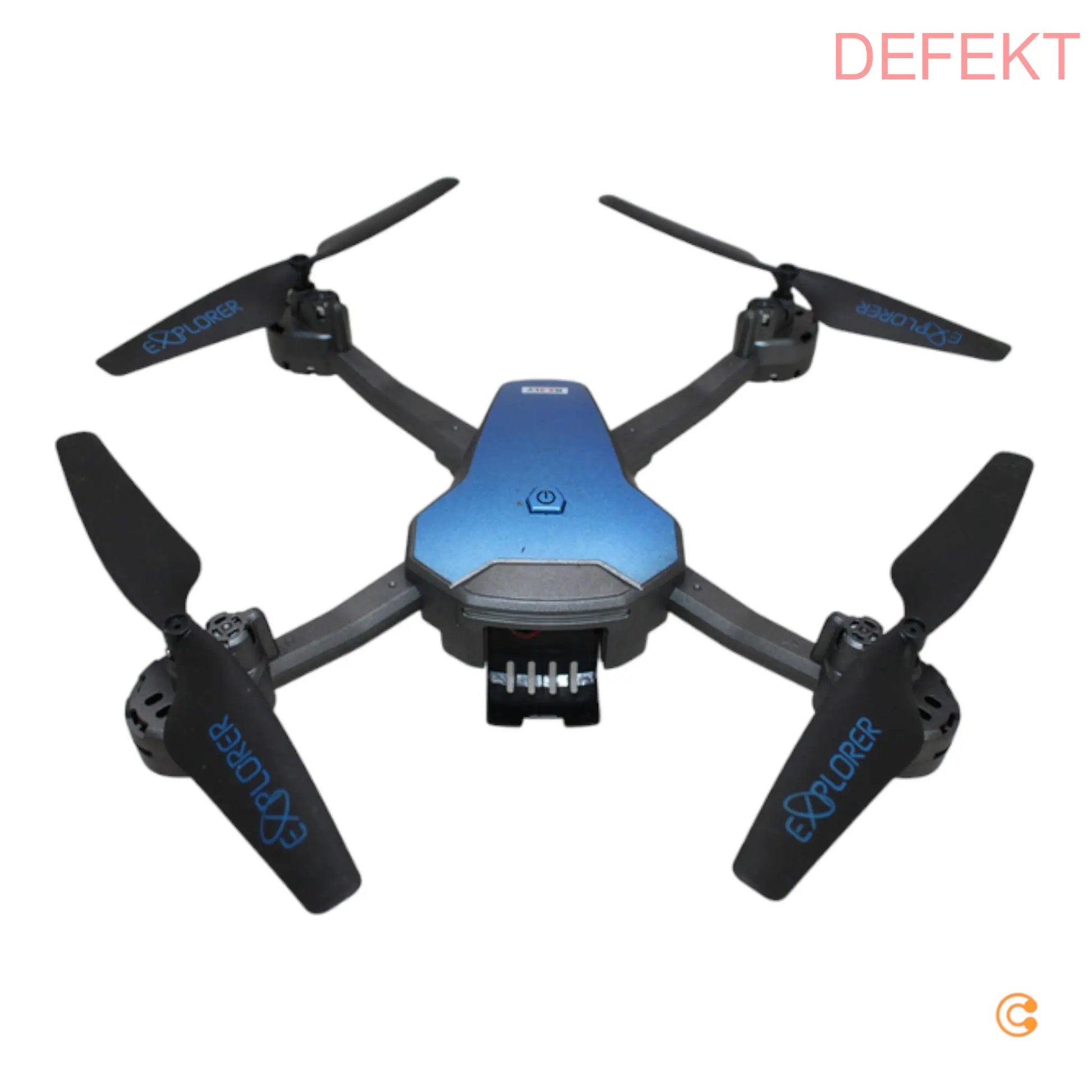 Reely Marathon Quadrocopter Rt F Einsteiger Kameraflug Blau Metallic Defektware D-Ware - 4064161317809